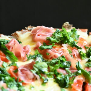 Pizza serrano cherry